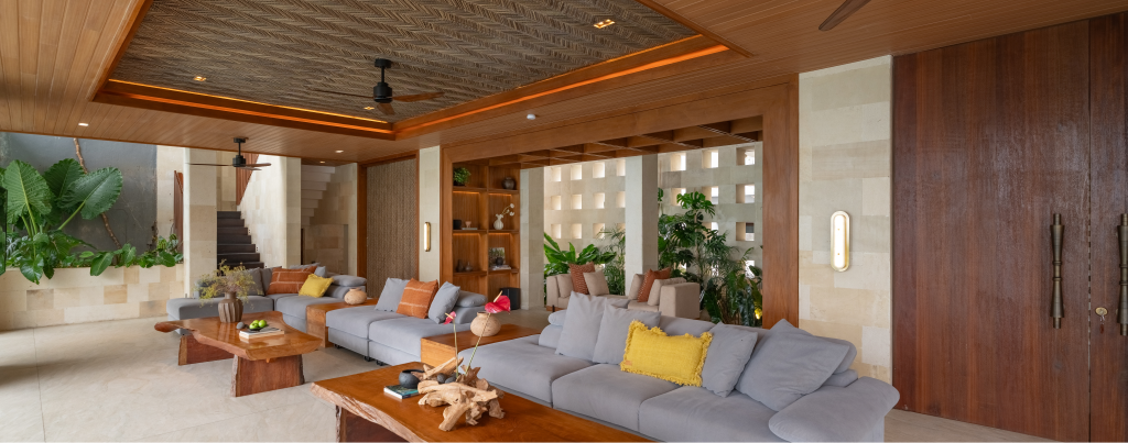 Uluviu Villa Panoramic Living Room Overview